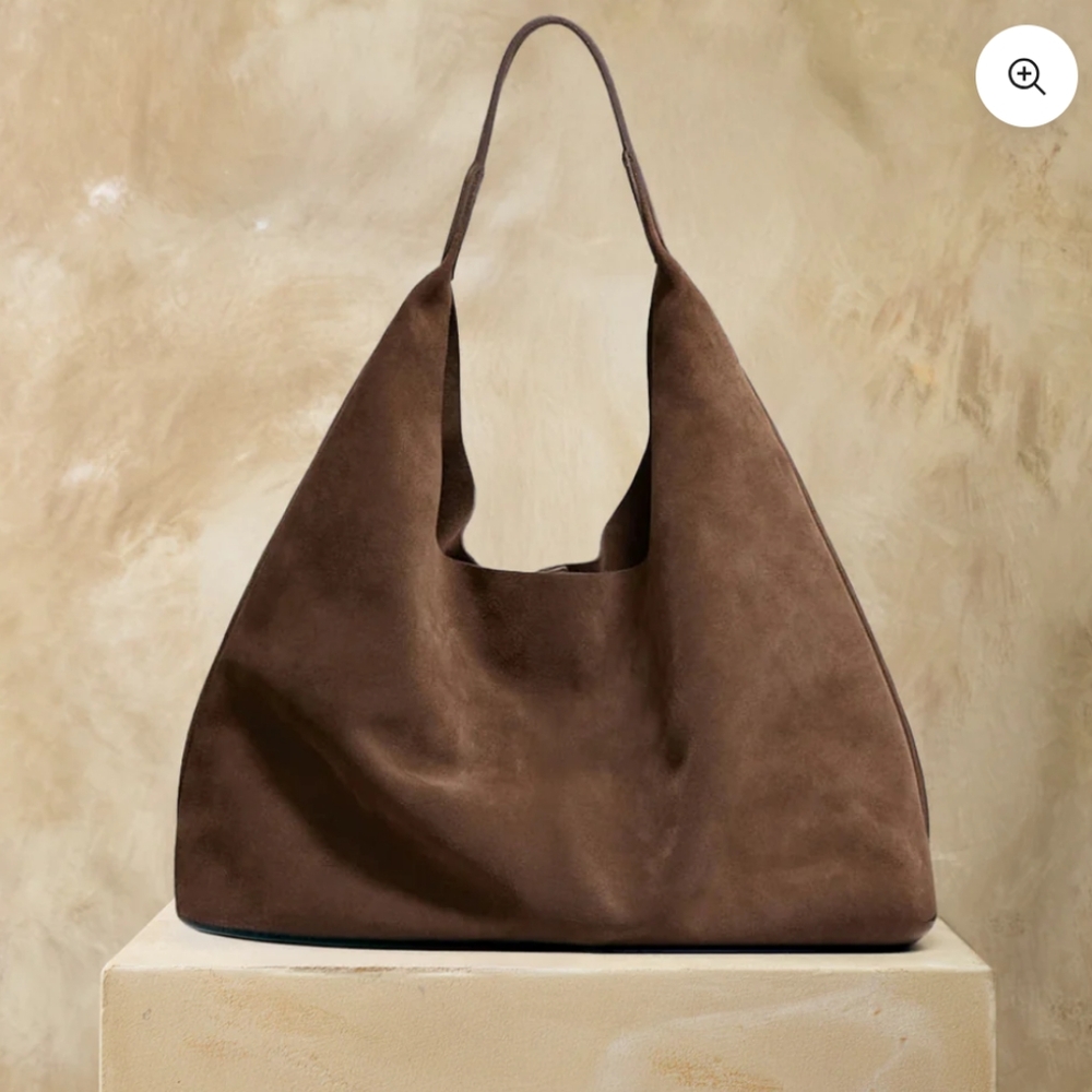 Matilda suede leather tote Marbella